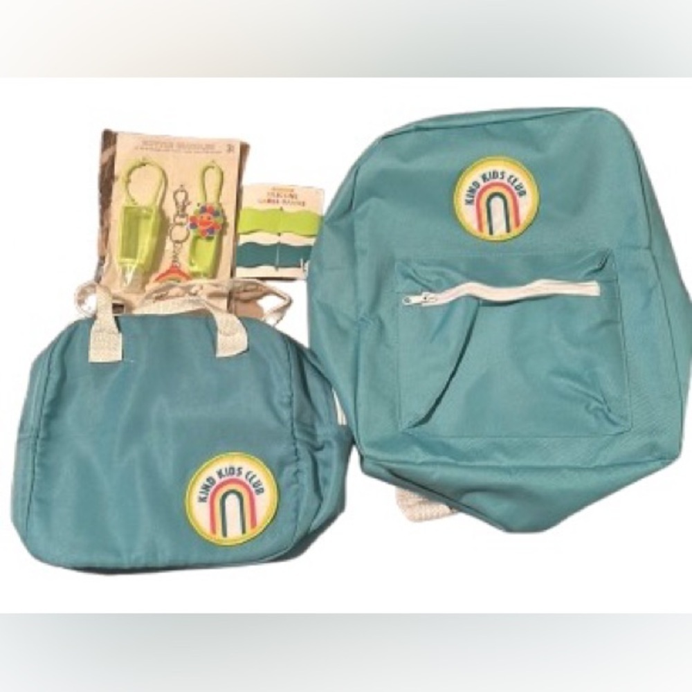 7Pc Kids Teal Backpack Bundle